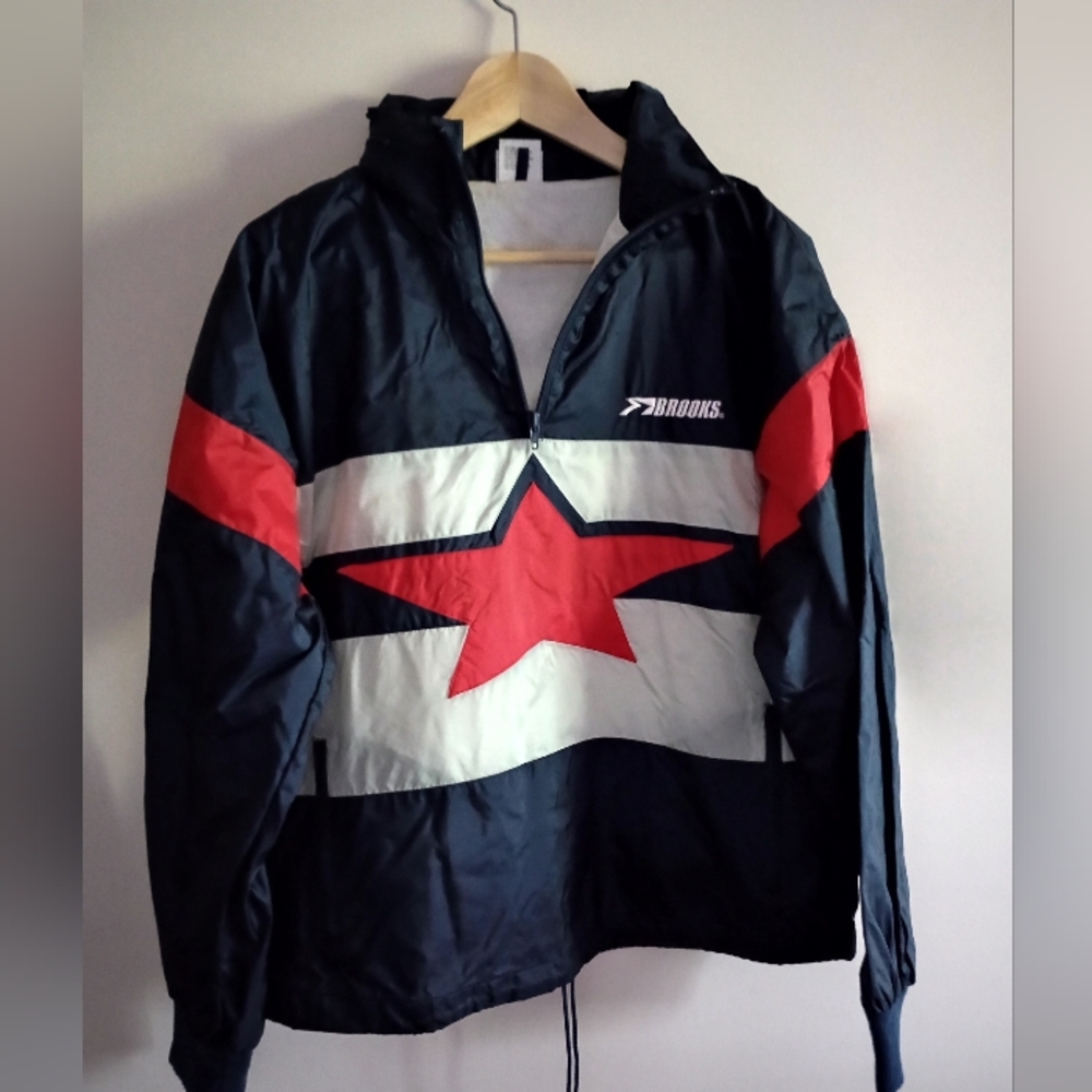 Vintage Brooks 1/4 zip windbreaker
